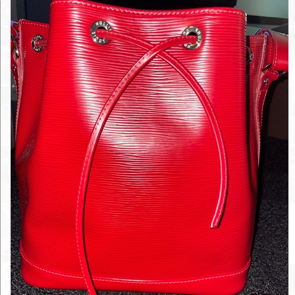 Louis Vuitton Bags Red Louis Vuitton Bucket Bag Poshmark